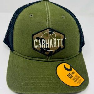 Brand New Carhartt Outdoor Camo Men's Snapback Trucker Fishing Cap Hunting Hat